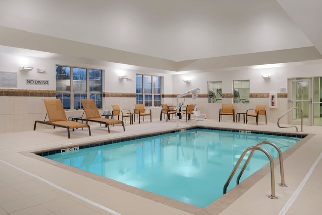 Heated Indoor Swimming Pool/Seating