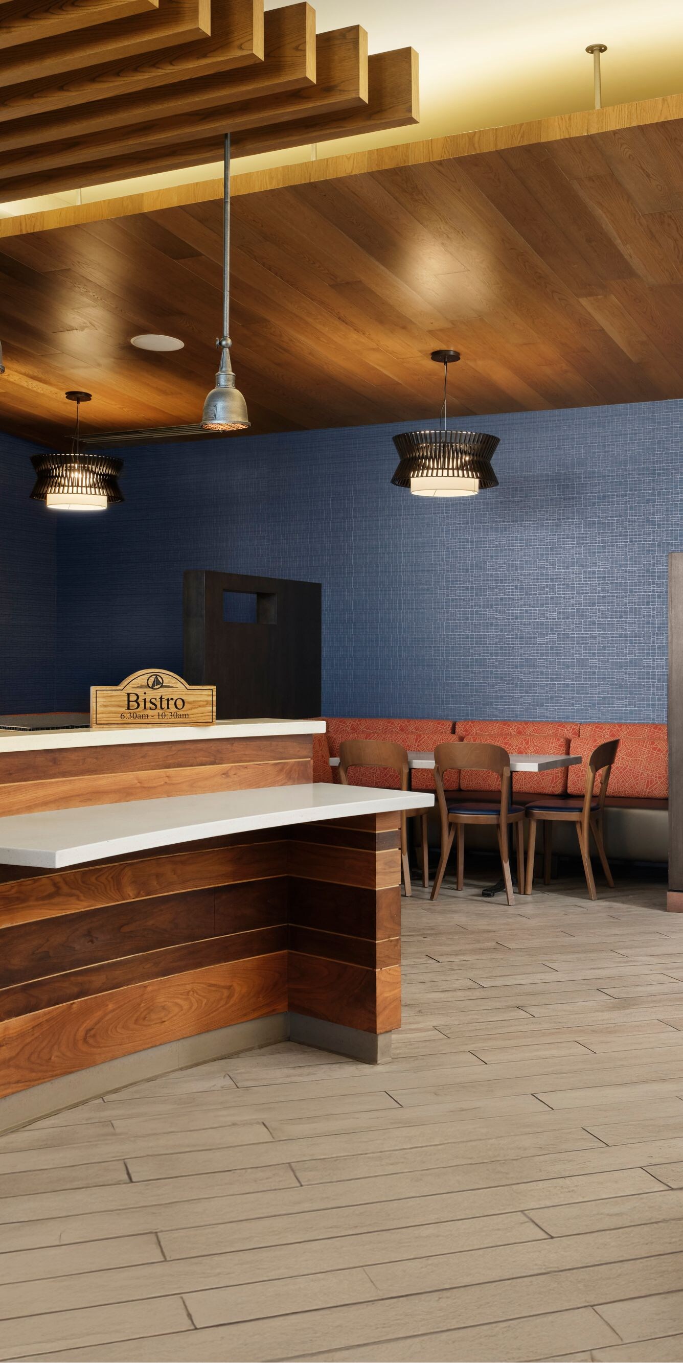 Bistro lounge seating area