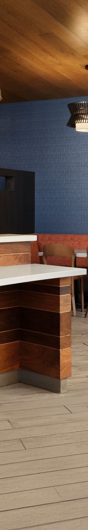 Bistro lounge seating area