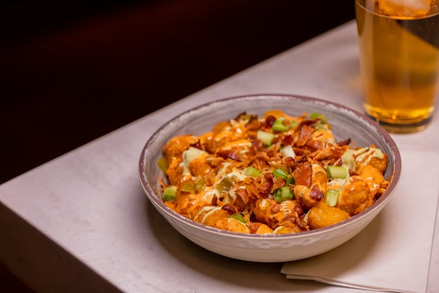 Signature elevated take on loaded tater tots 