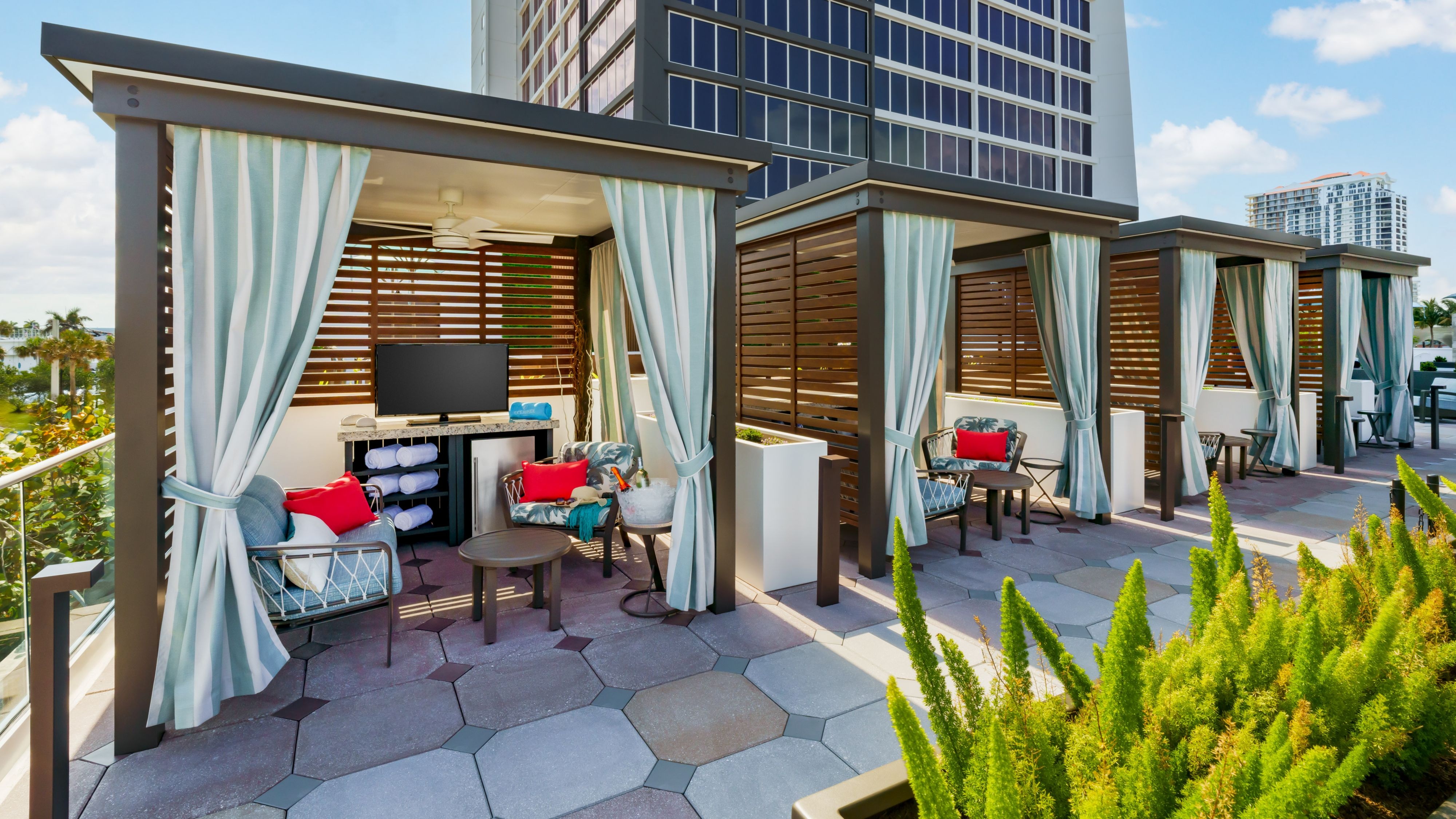 Relax in your private cabana