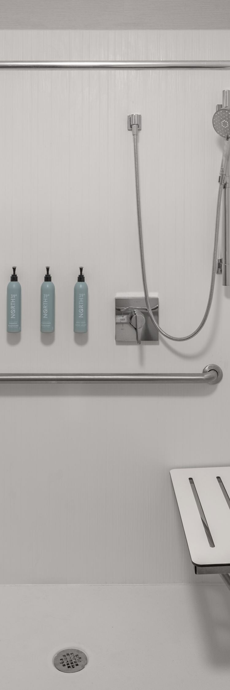 Accessible Bathroom - Roll-In Shower
