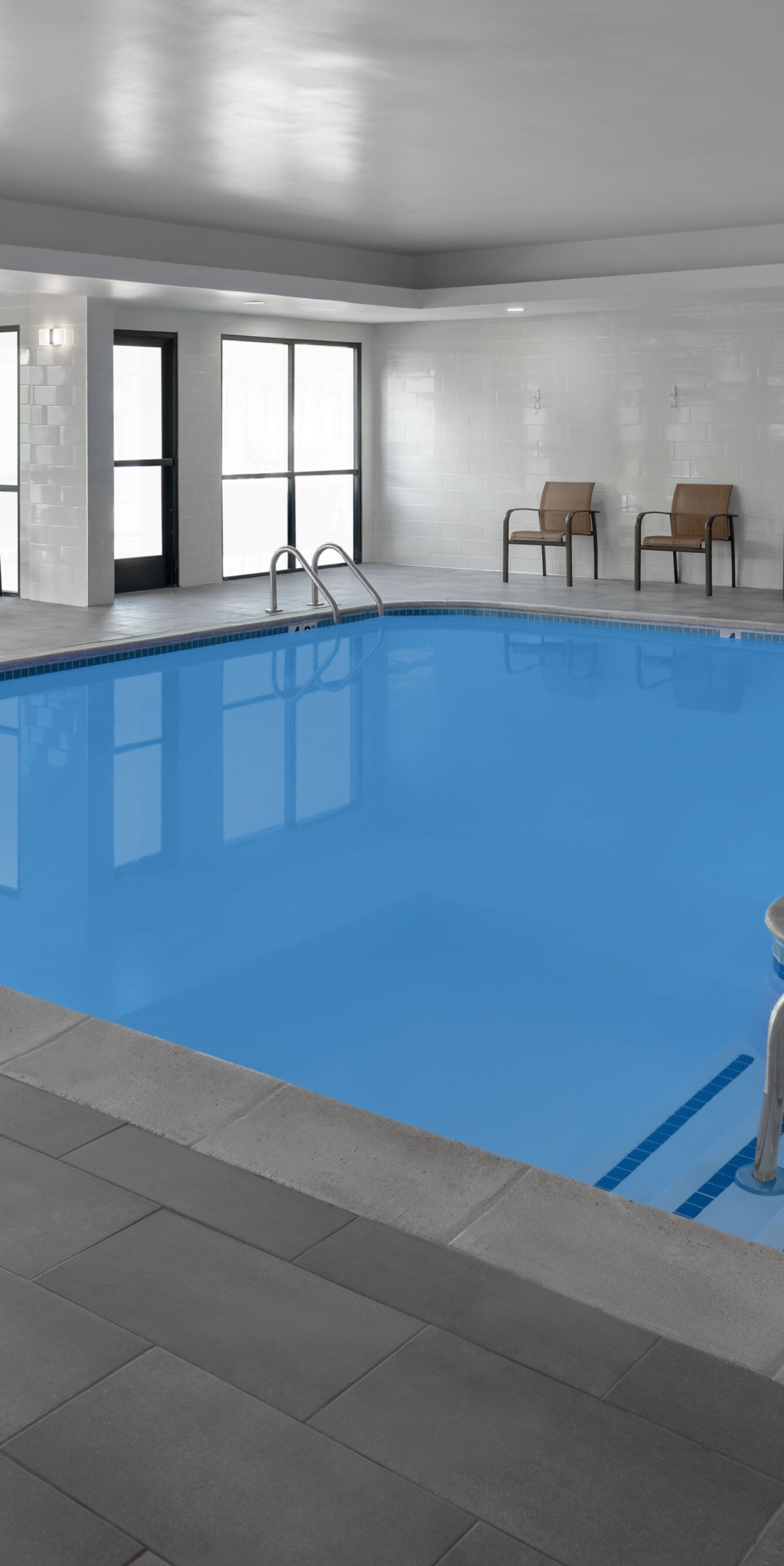 Indoor Pool with peripheral seating 