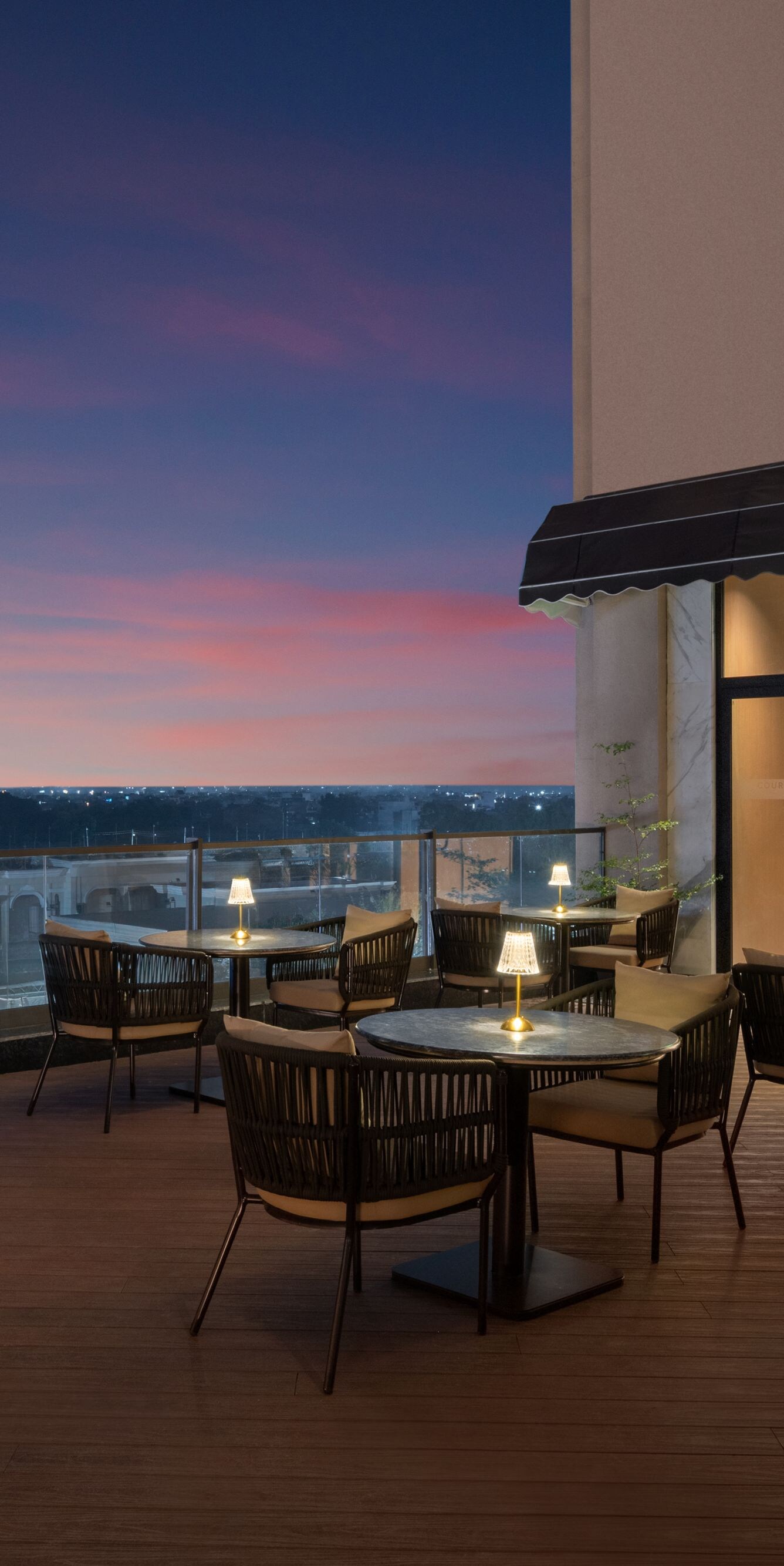 Pool Deck - Evening View