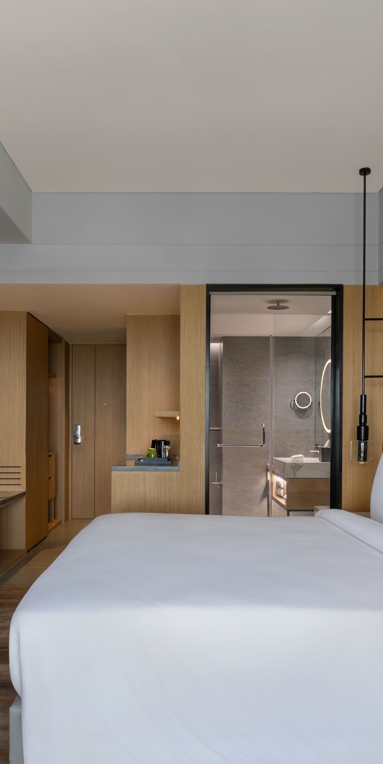 Premier guest room with a king bed
