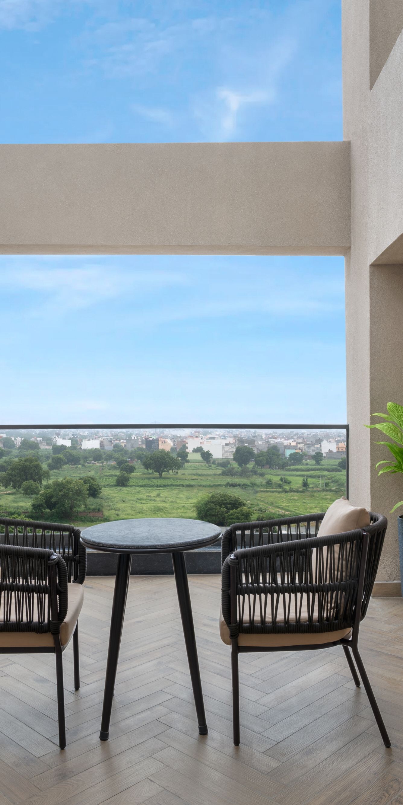 Guest room terrace with patio