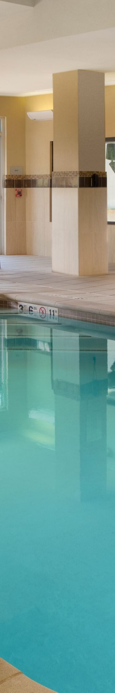 Courtyard indoor swimming pool