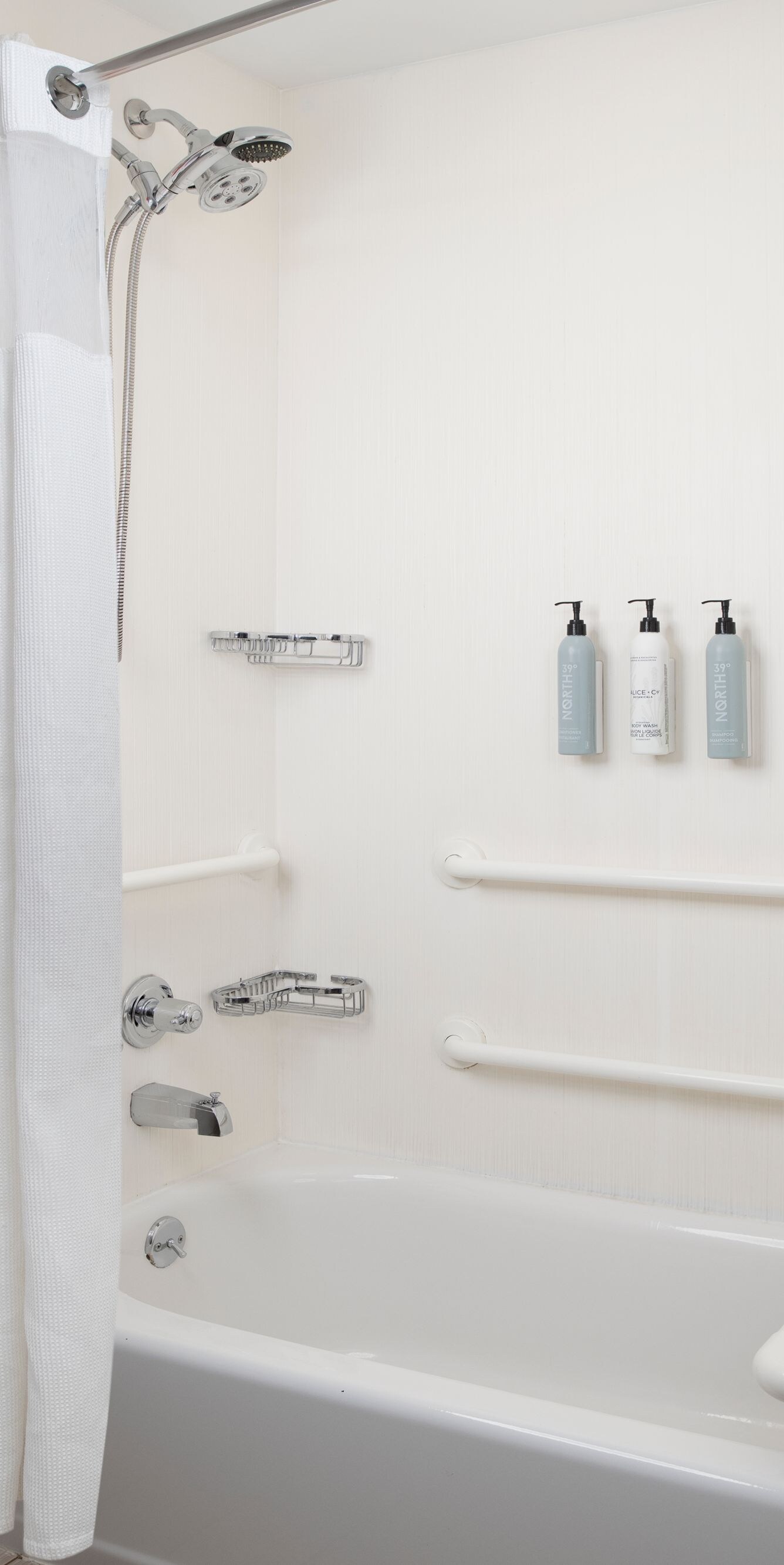 ADA bathroom with accessible shower
