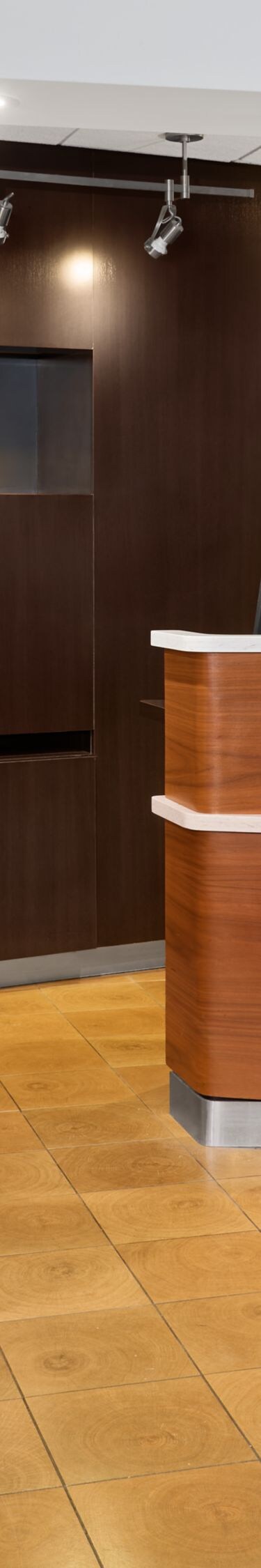 Front Desk pedestals 