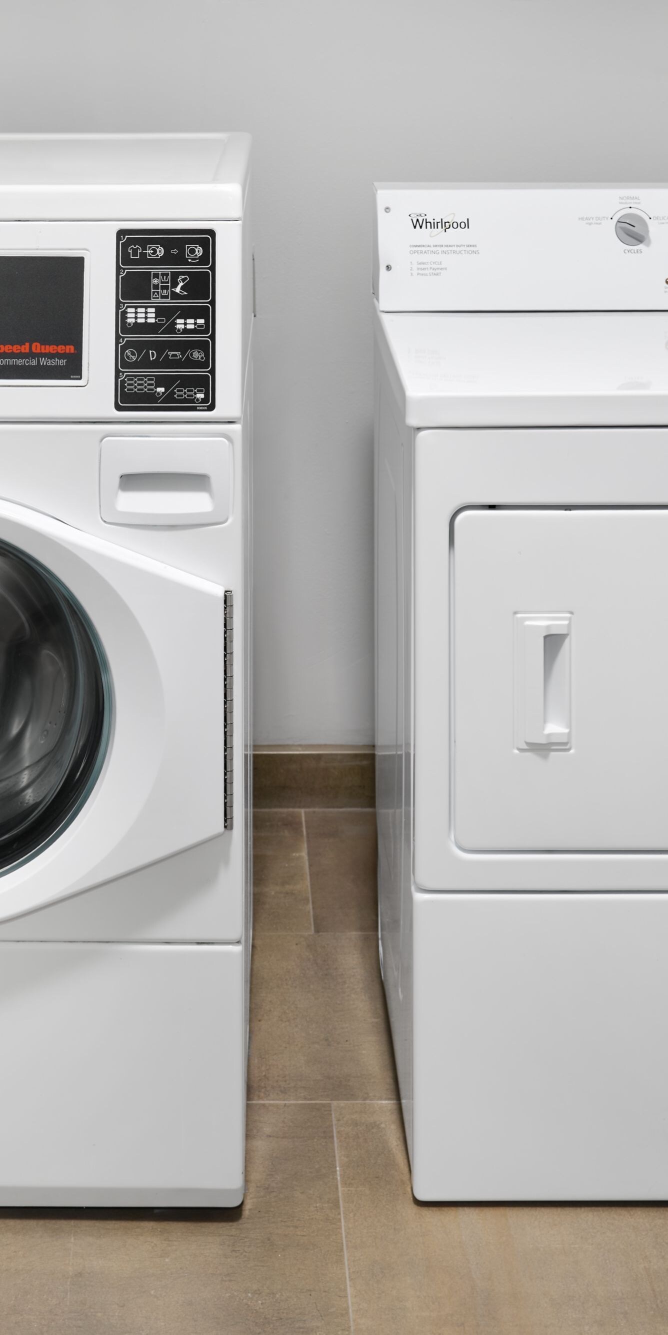 front-load washer and dryer