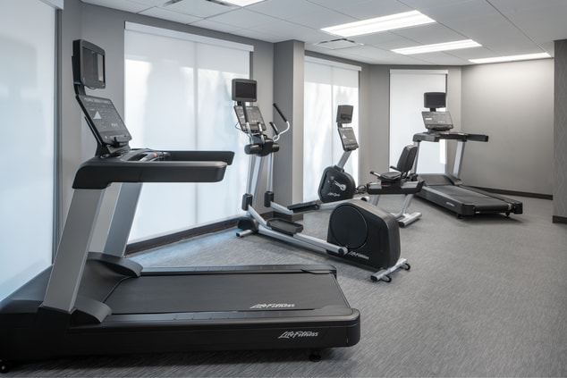 Fitness Center - Machines with Courtyard view 