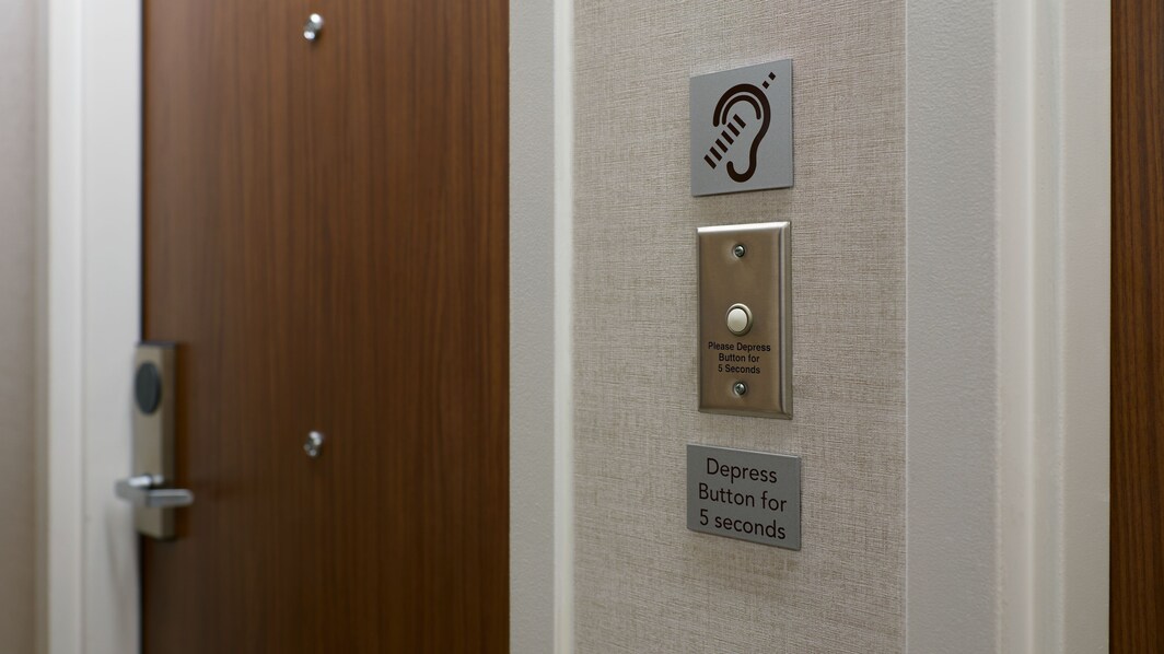 Hearing Accessible Guest Room doorbell