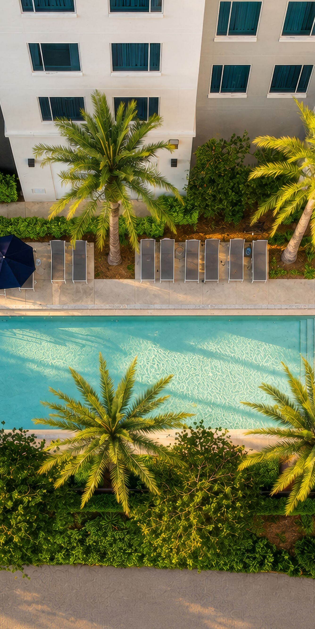 Aerial Pool View