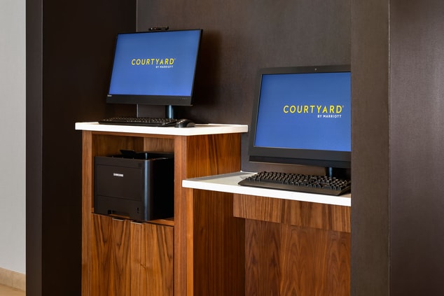 desktop computers, printer
