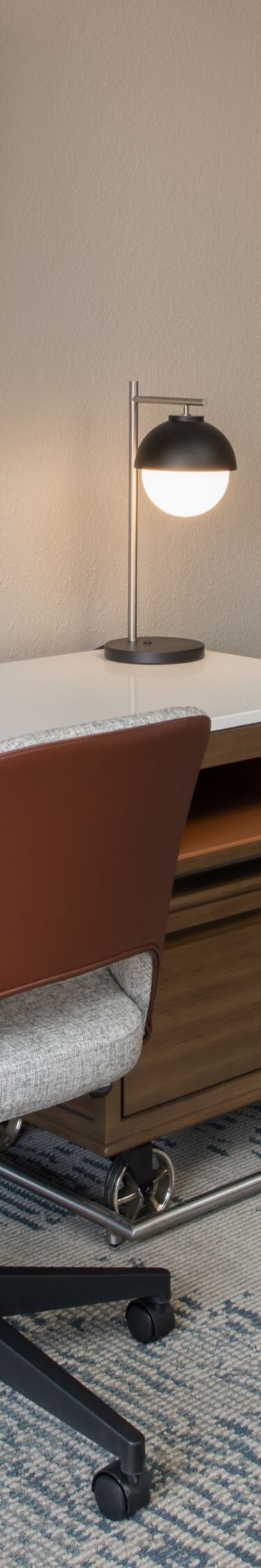 Work Desk, chair and TV