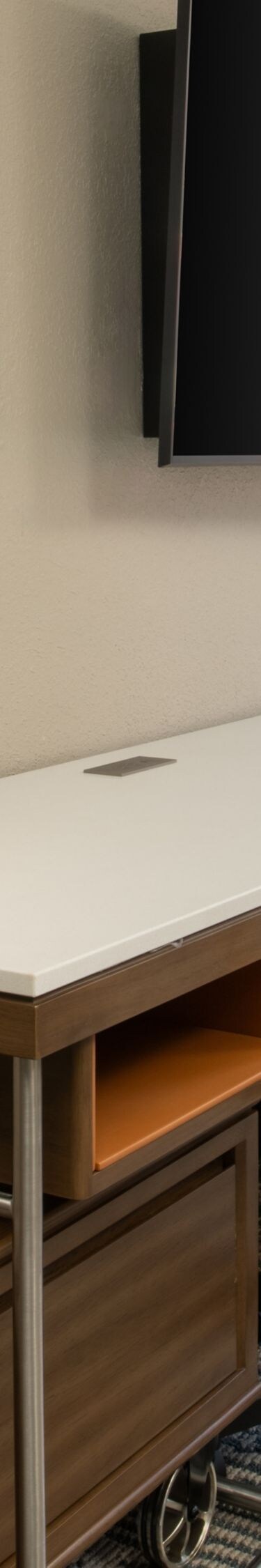 Guest Room - Work Desk with TV and chair