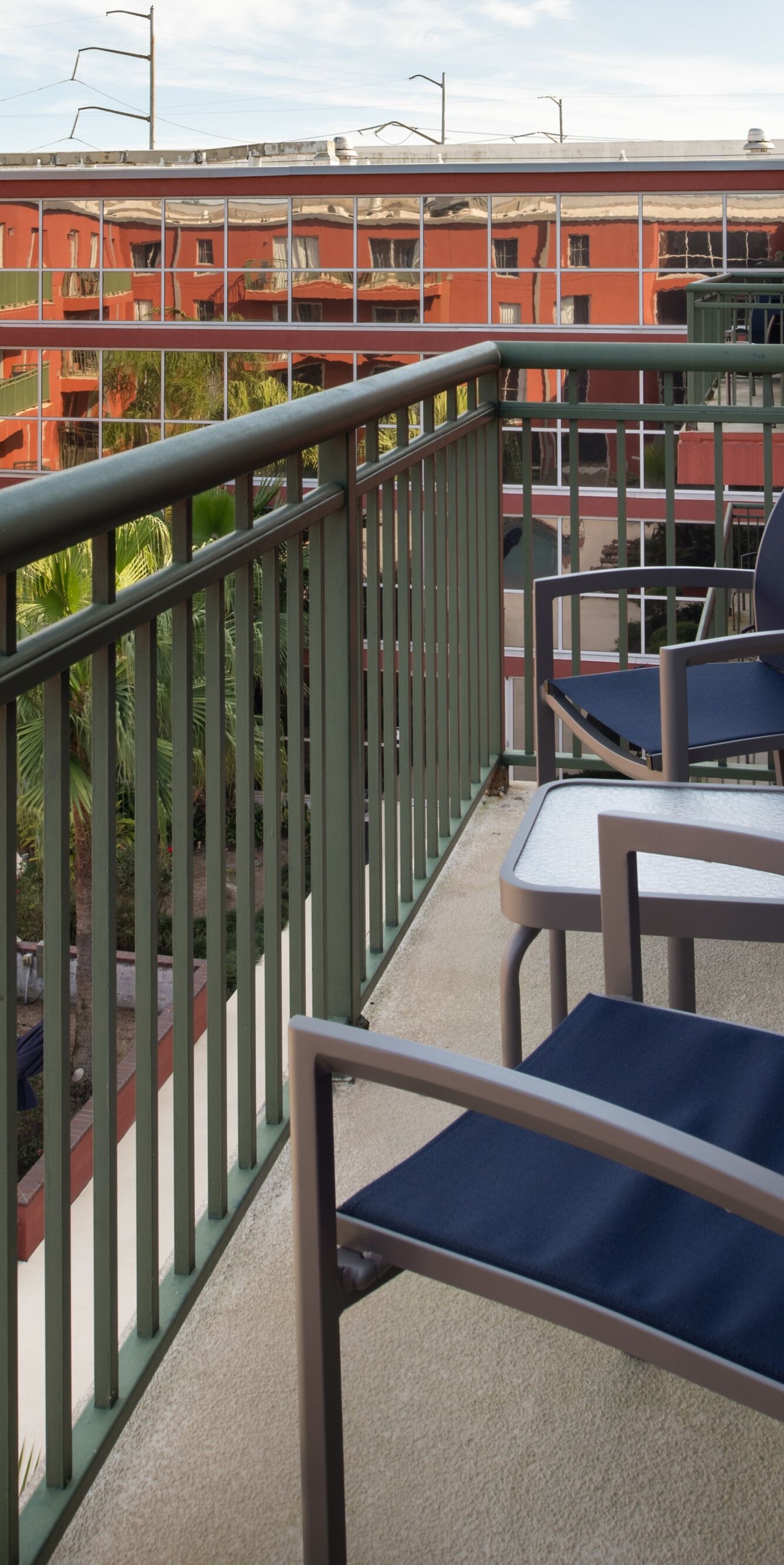 Balcony and chairs