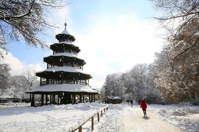 Chinese Tower -  Winter 