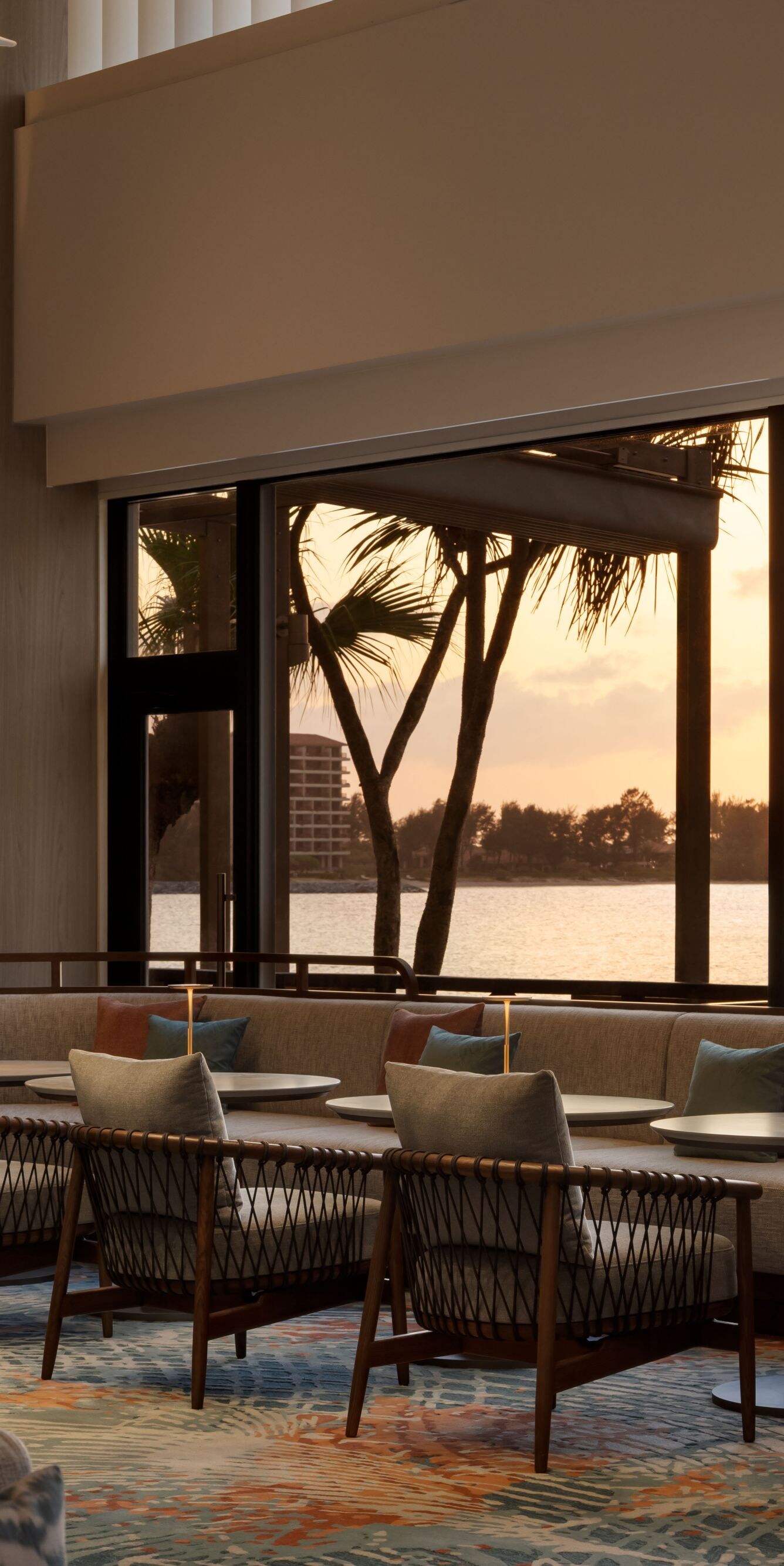 Sunset View from Lobby Lounge