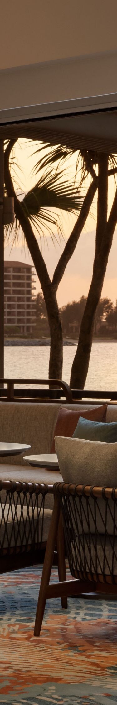 Sunset View from Lobby Lounge