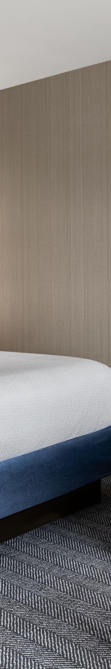 King bed, sofa, and nightstands