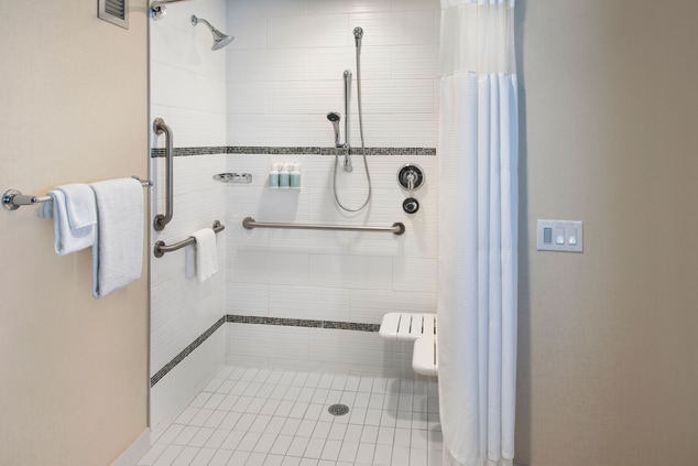 Guest Accessible Bathroom - Roll-in Shower