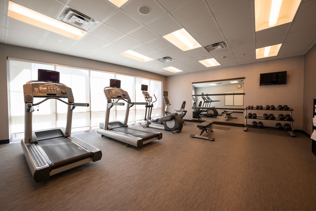 Fitness Center including fitness equipment
