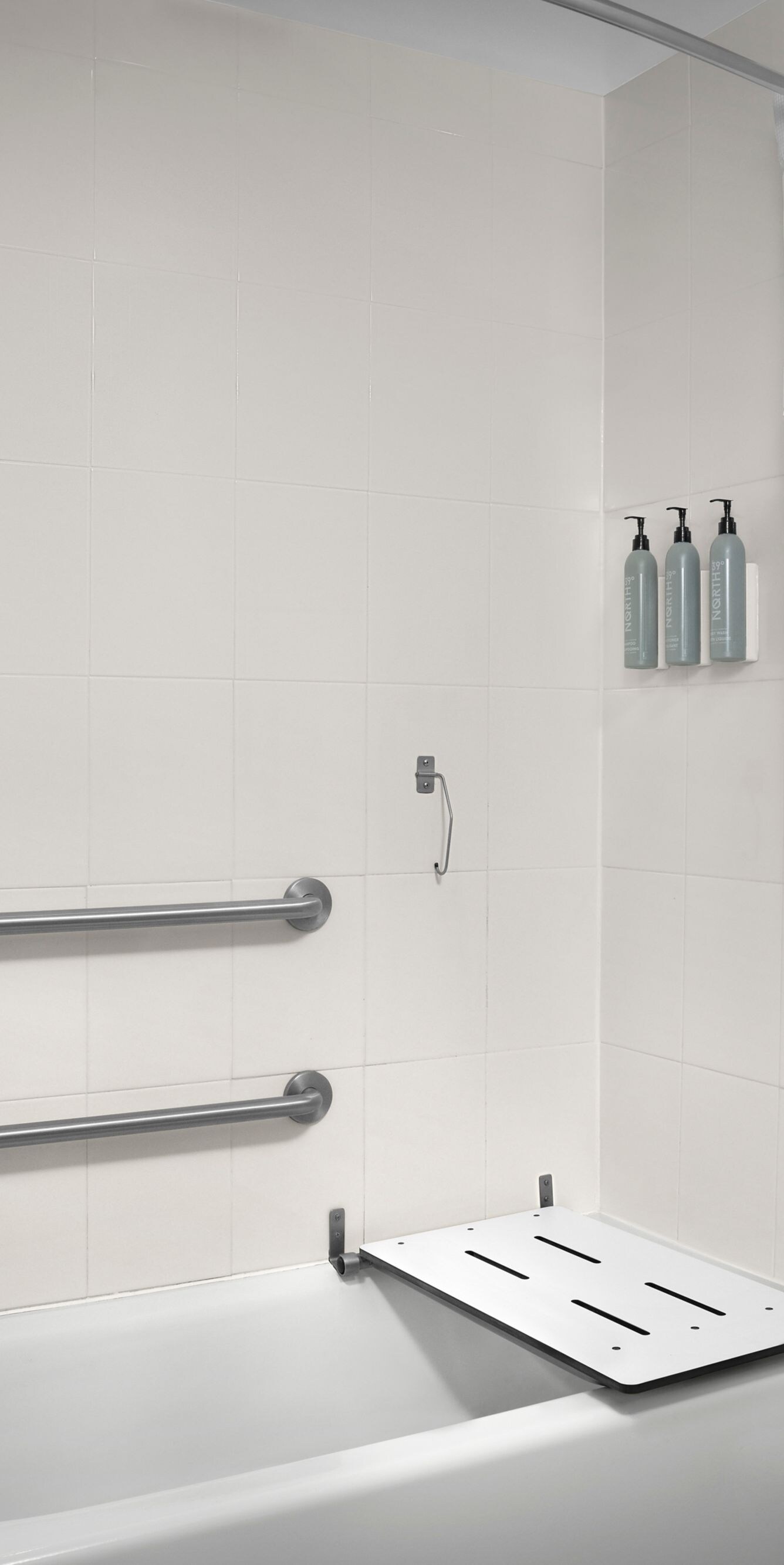 Accessible Bath with handrails