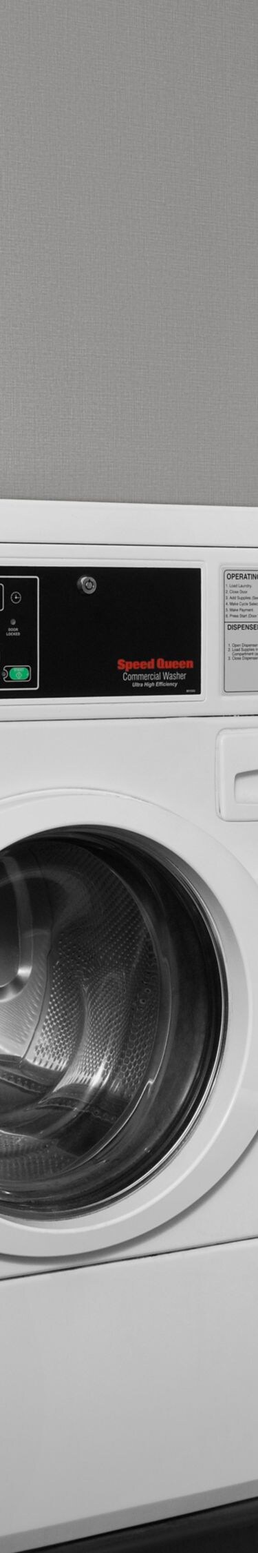 Guest Laundry room with washer and dryer