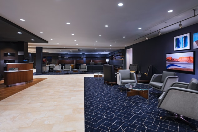 Lobby Entrance with seating area.