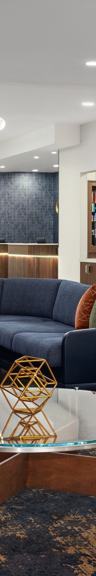 Seating area in main lobby