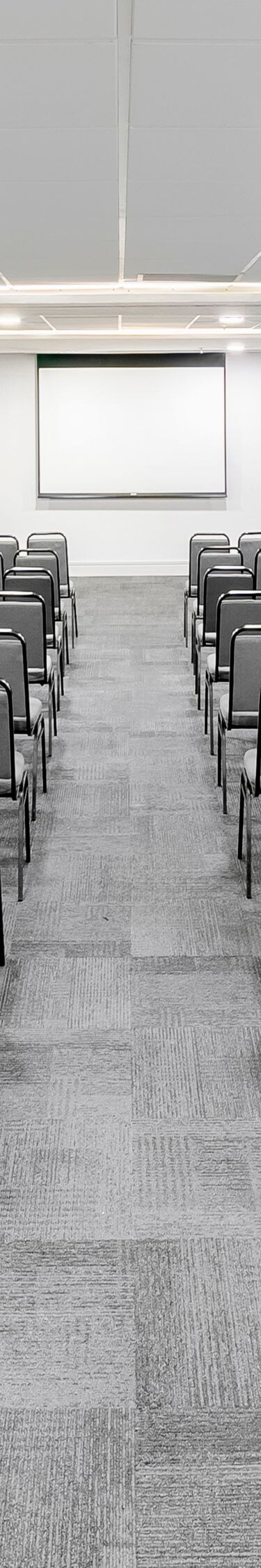 Meeting room with theater style seating
