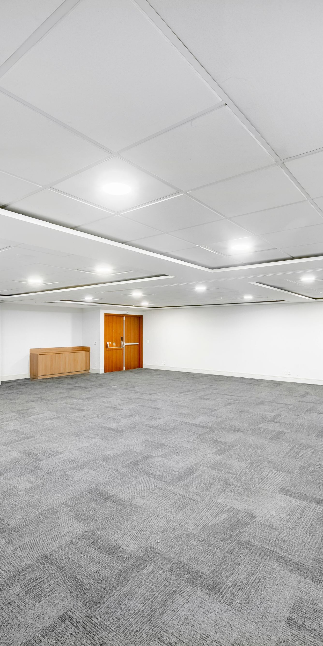 Empty meeting room ready for setup