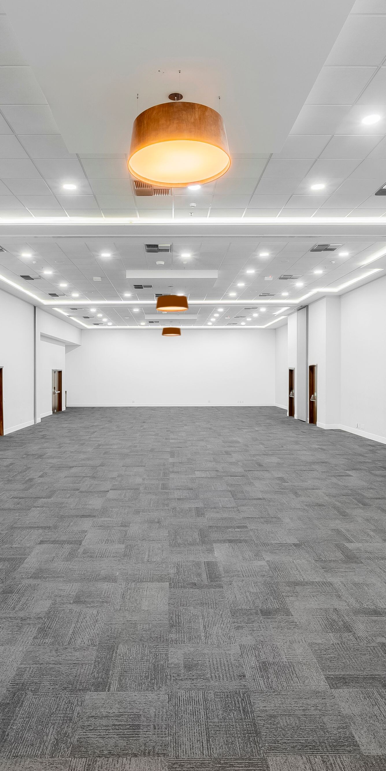 Empty ballroom with open flexible space