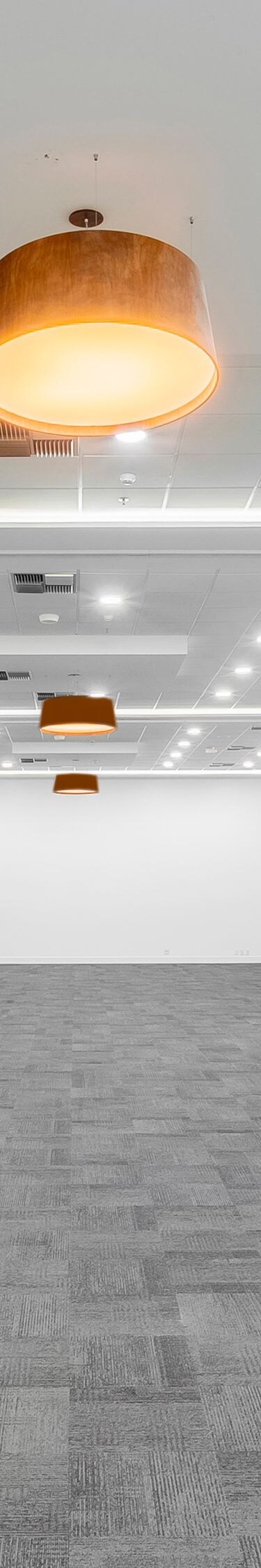 Empty ballroom with open flexible space