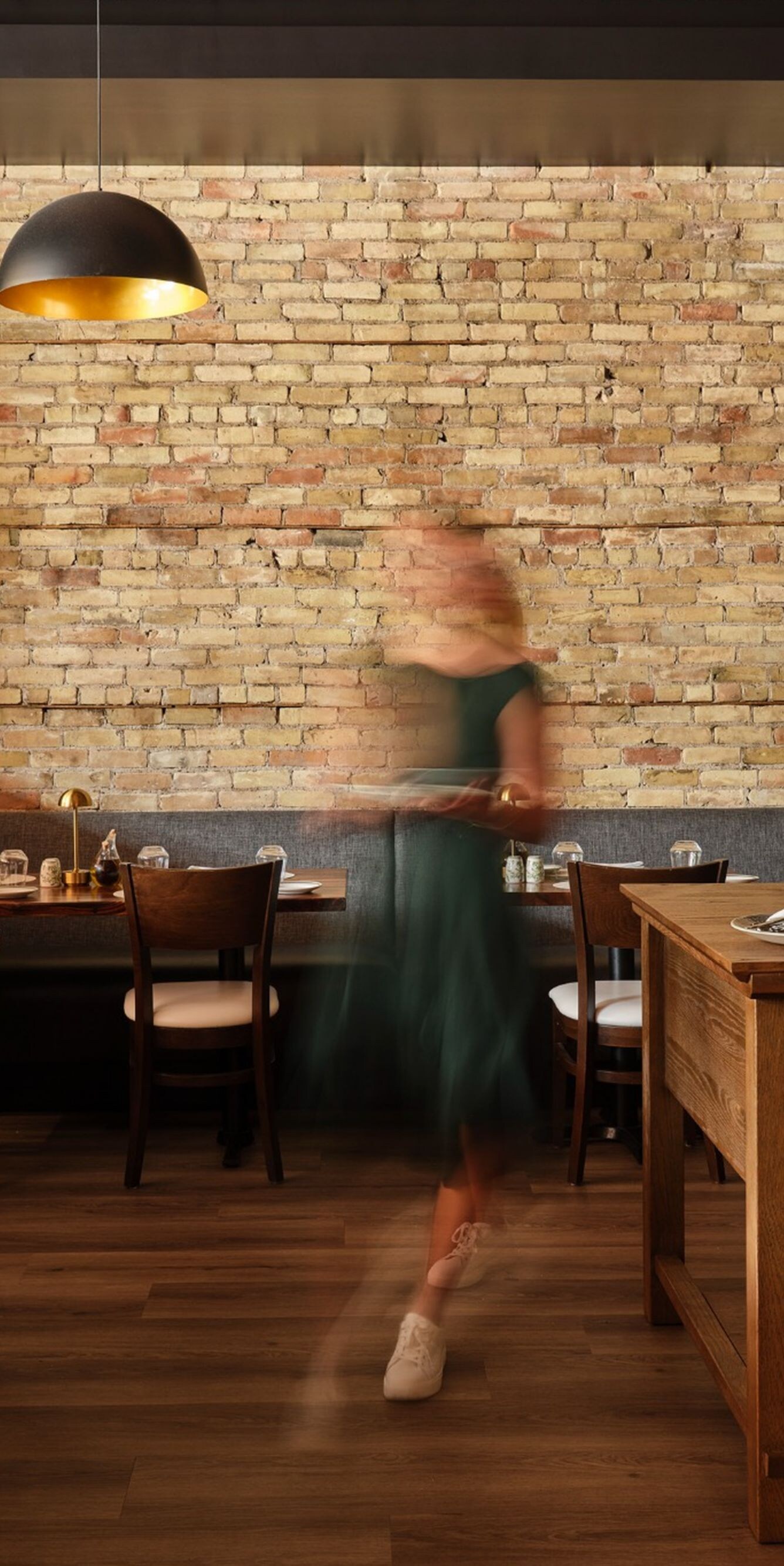 Person walking throgh Romas