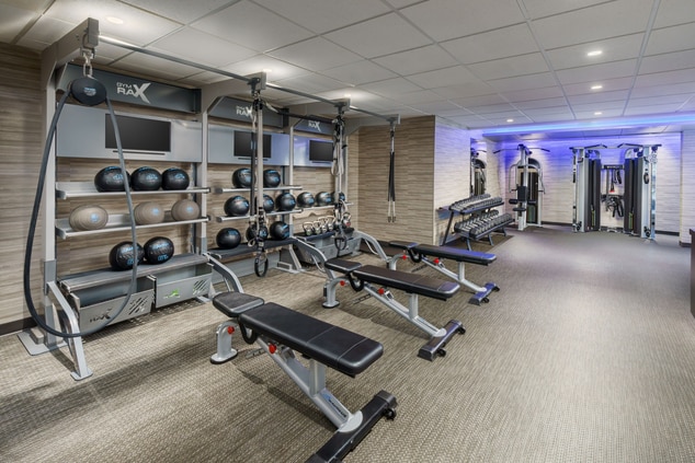 Fitness Center - benches, balls and more