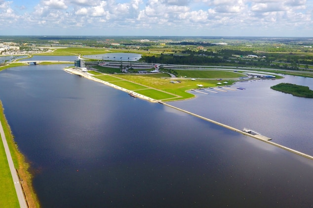 Nathan Benderson Park Drone View