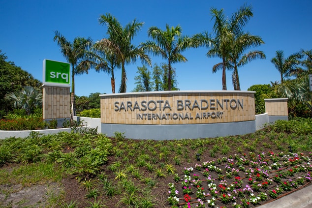 Sarasota Bradenton Airport sign