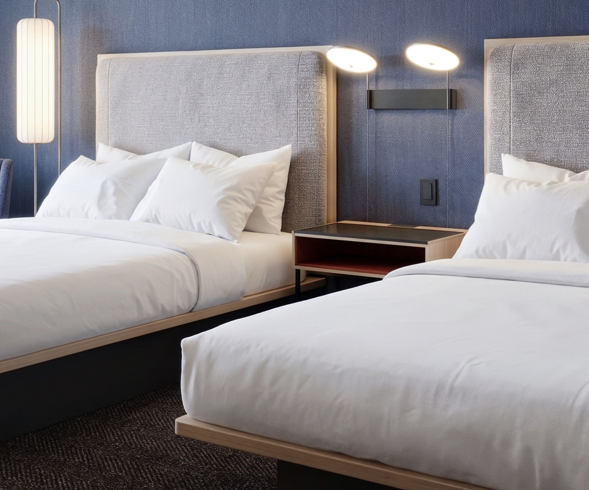 Double queen room with two beds