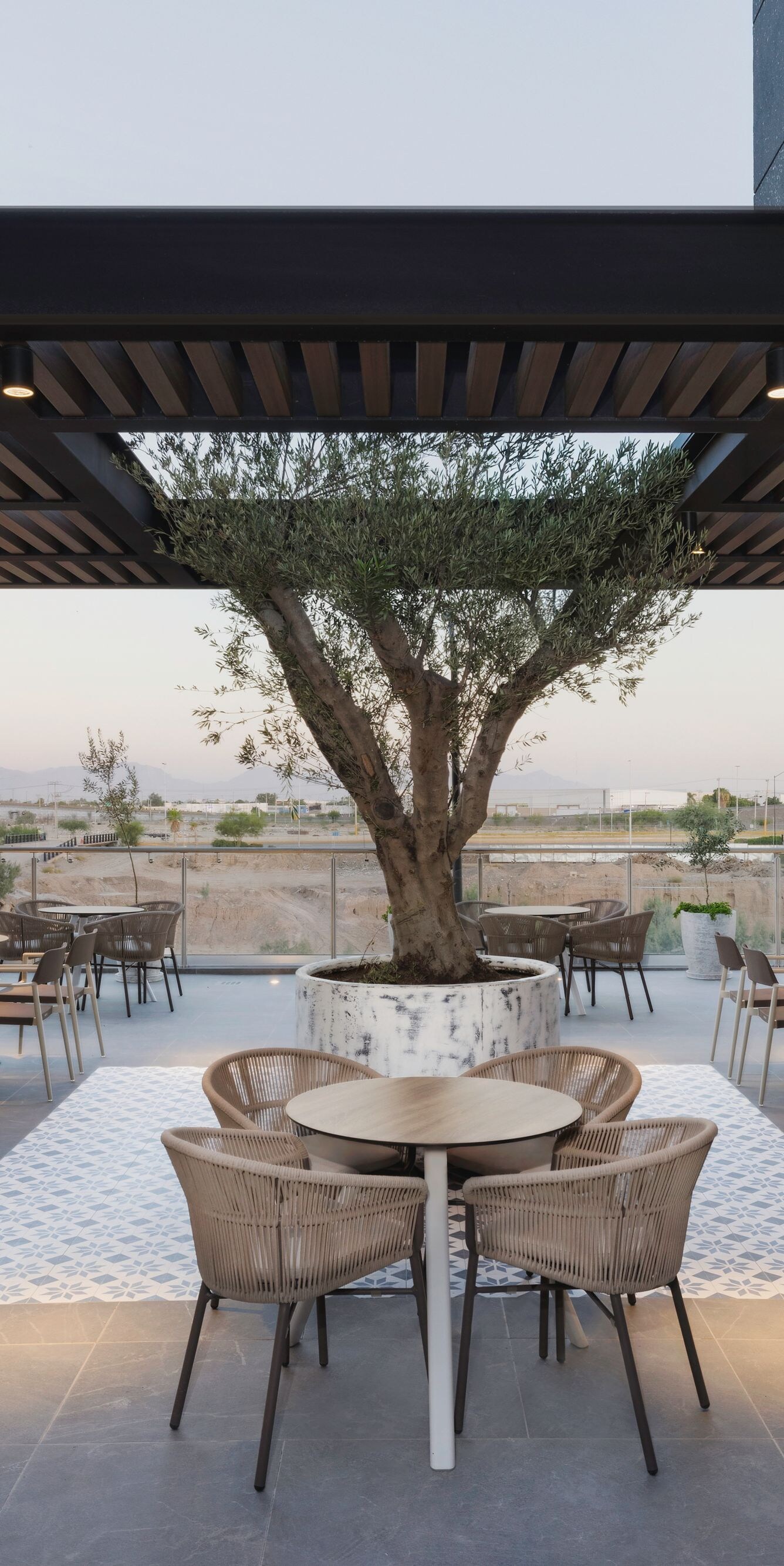 Patio seating area