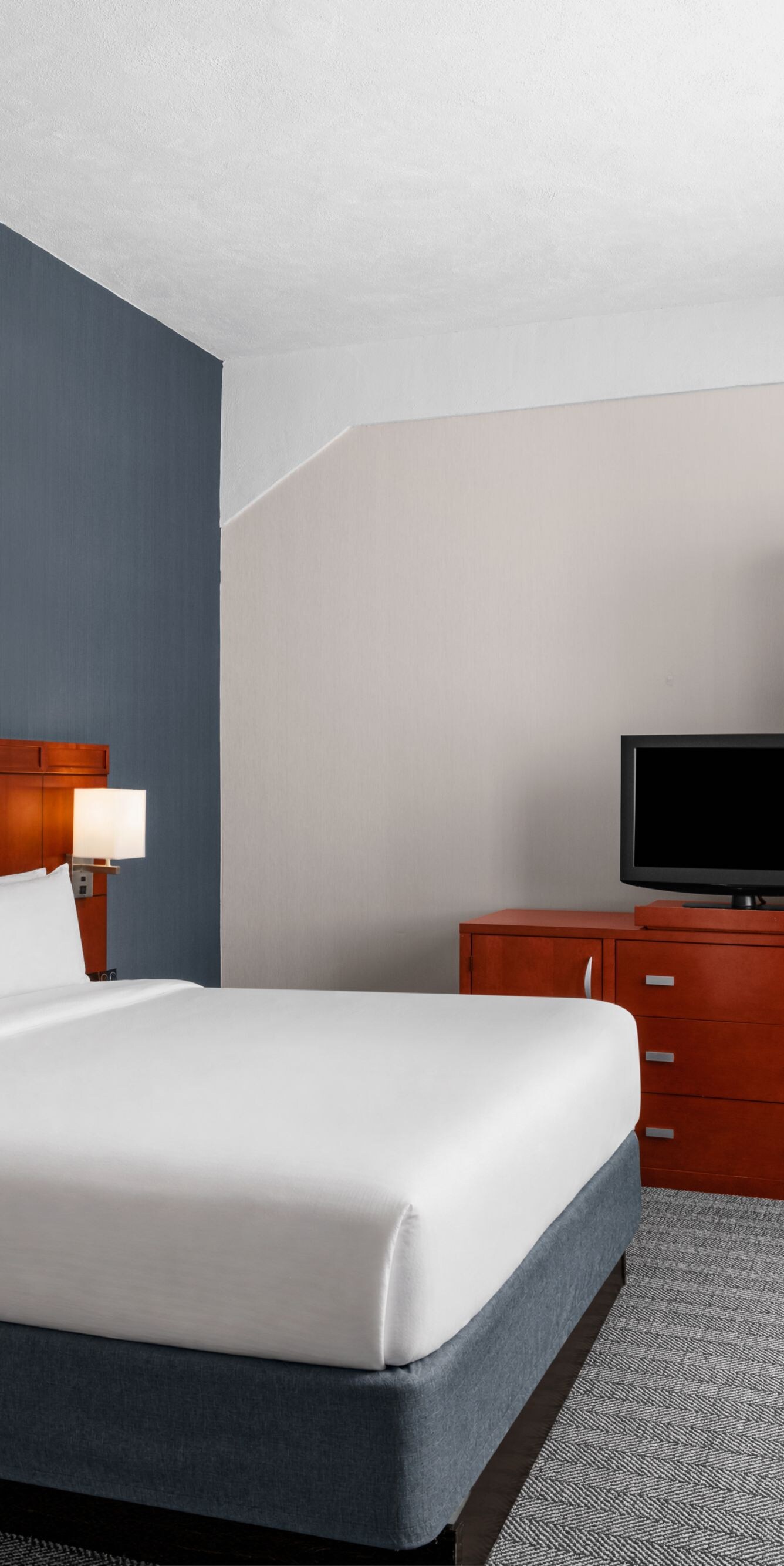 king bed and large wardrobe