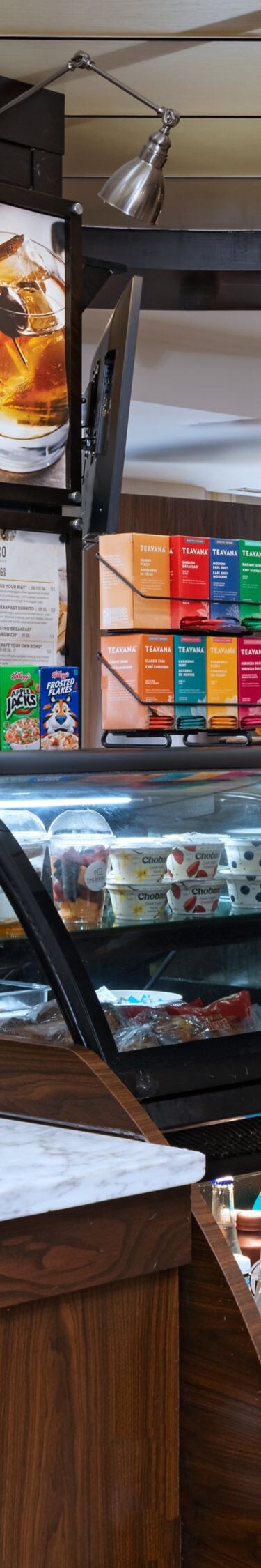 Food Counter with Drinks
