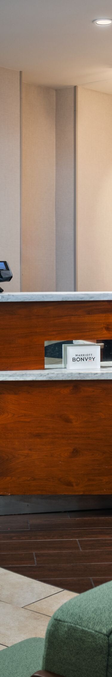 Two Front Desk Stations