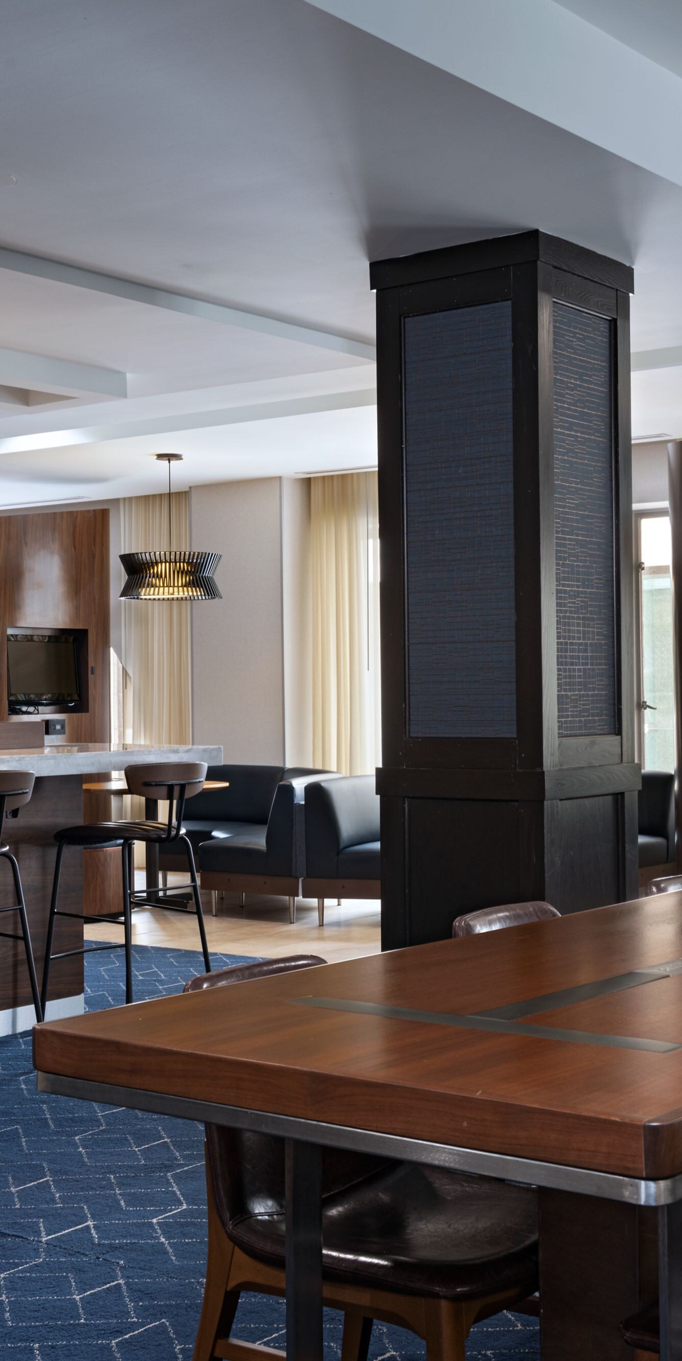 High Top Tables in restaurant