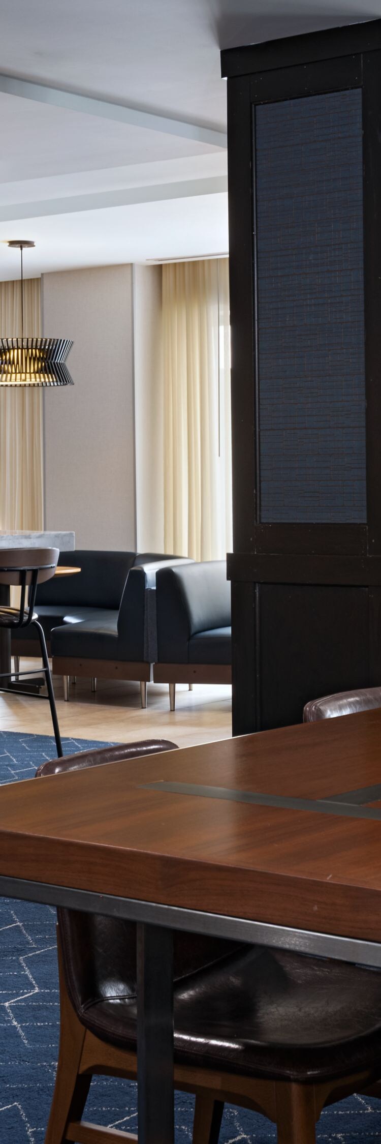 High Top Tables in restaurant