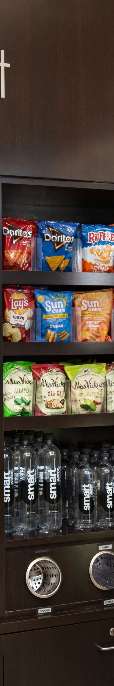 Snacks and sundry items in lobby market