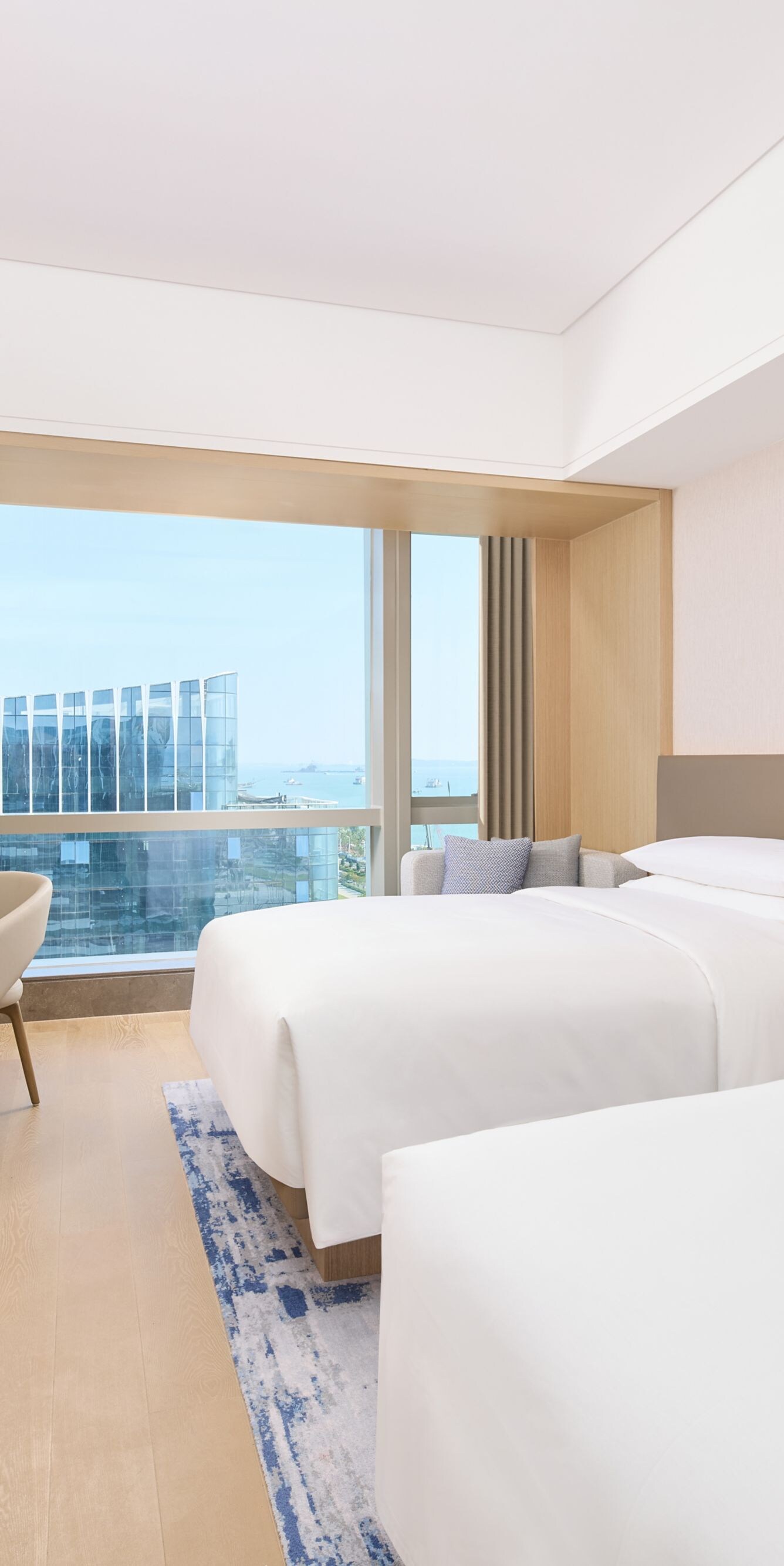 double queen, guestroom, bedroom