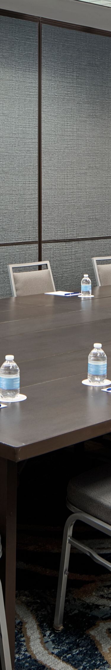 Boardroom with long table