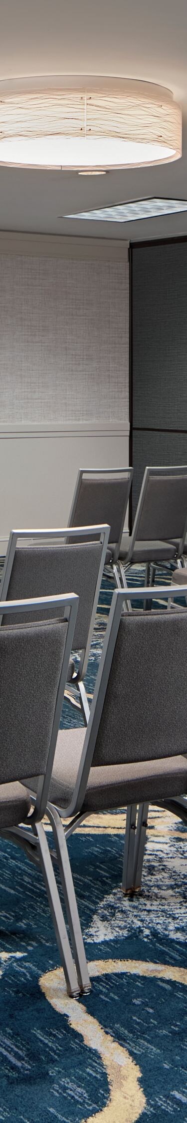 Chairs arranged theater style